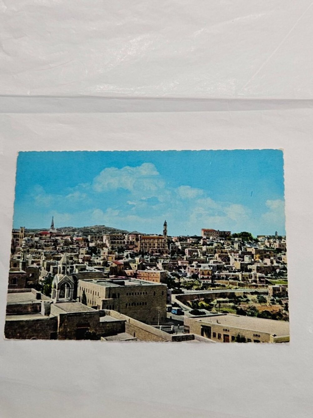 Bethlehem General View Kingdom of Jordan Postcard